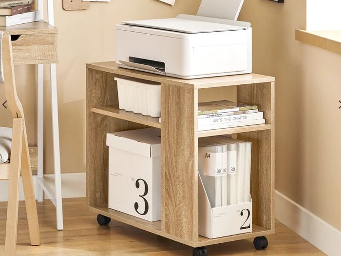 Side Table With Wheels