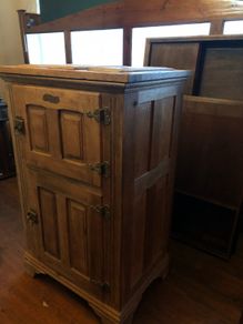 antique storage /ice / fridge