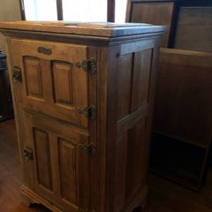 antique storage /ice / fridge