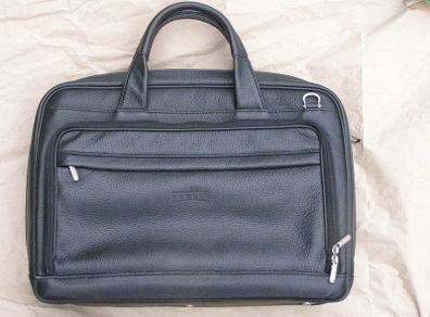 Texier Leather Briefcase/Laptop Case