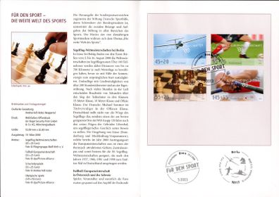 2008 Bundes Republic Deutschland (Germany) Federal Annual Stamp EFT Collection 2008. Includes 49 images of contents
