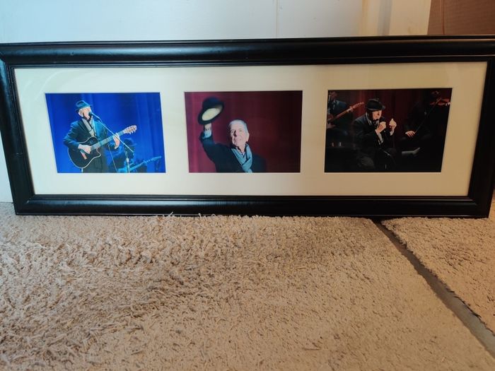 Framed Leonard Cohen Print
