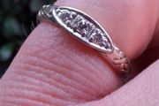Antique 8ct Gold Diamond Ring