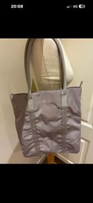 The White Company taupe tote bag
