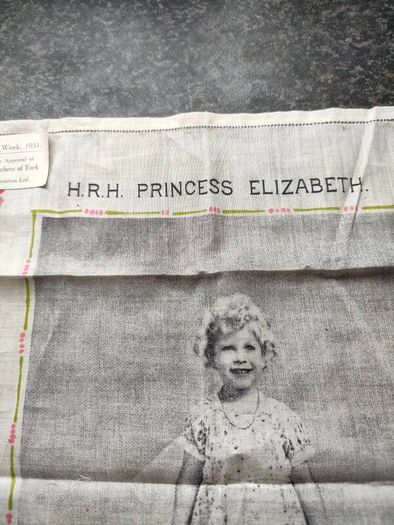 1931 H.R.H Elizabeth Hankerchief