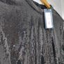 M&S Mini Party Dress UK22 Black Brand New Image 5