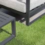 12" x 12" Fake Green Grass Squares Panels for Indoor and Outdoor Use - Fake Grass Patches for Lawn - Pack of 4 Image 2