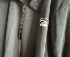 mens Vans fleece zip up