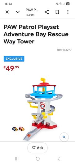 Paw Patrol Car Race & Tower