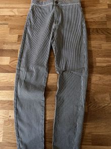 Bershka Pinstripe High Rise Leggings Size 10