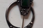 Antique Irish Silver Brooch