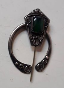 Antique Irish Silver Brooch