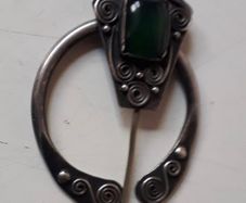 Antique Irish Silver Brooch