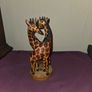 Wooden Giraffe Statue Image 3