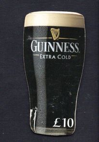 Ireland IR10 Guinness Extra Cold Swfftcall PPre-paid Phonecard