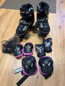 Roller Skates for Kids Adjustable Roller Skates with Light Up Wheels