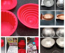 4 for 1! Rugby, Soccer, Large cupcake, etc tins