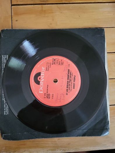 Sweet People Et Les Oiseaux Chantaient 7 inch Irish Polydor Single 1978