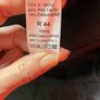 Men's DiCaprio black wool and cashmere overcoat size 44 Image 5