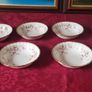 9 Piece Royal Albert Victoriana Rose Bone China Gold Gilt Lidded Tureen And Soup Bowls Set Made In England Image 7