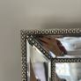 Full length mirror with beaded frame Image 2