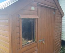 Mahmood Sawmills Log Effect Shed 8x6ft Good Condition