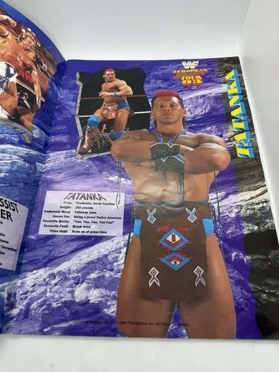 Wwe WWF European spring Tour 1993 Official souvenir Programme
