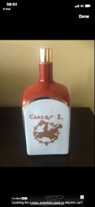 Very Rare Carlos 1 Ceramic Decanter