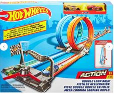 Hot Wheels Action Double Loop Dash Playset
