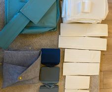 20 pieces of closet organisers (ikea skubb mostly)