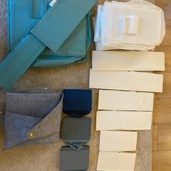 20 pieces of closet organisers (ikea skubb mostly)