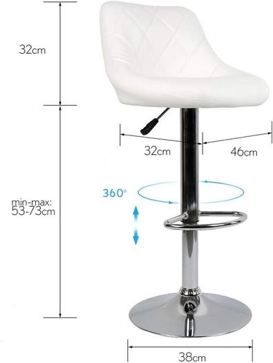 2 X  Swivel Bar Stools  Free Delivery