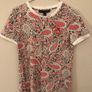 New with tag Tommy Hilfiger XS paisley printed T-Shirt created for Macy's retro Image 4