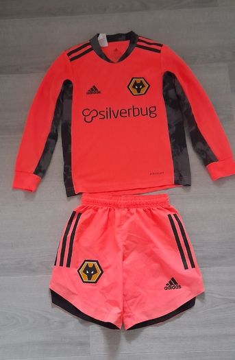 Adidas Wovles Goalkeeper jersey and shorts