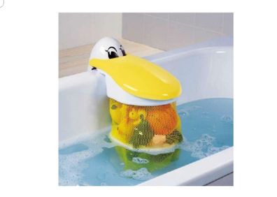 pelican style bath toy container