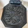 victorian carved oak hall chair Image 2