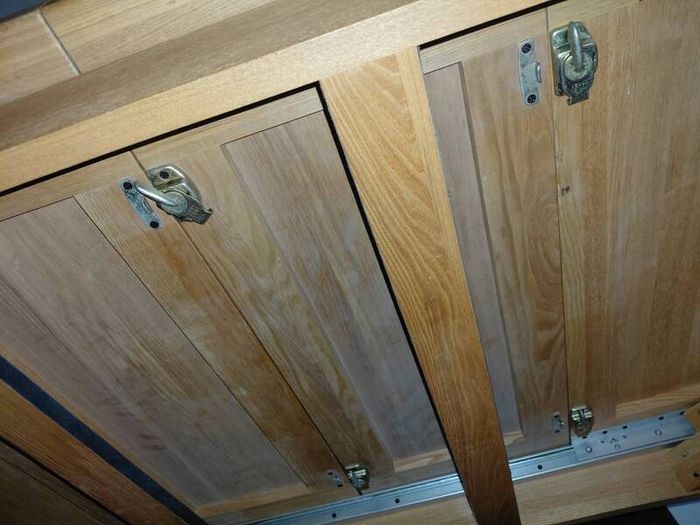 Matching solid wood table and dresser