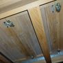 Matching solid wood table and dresser Image 3