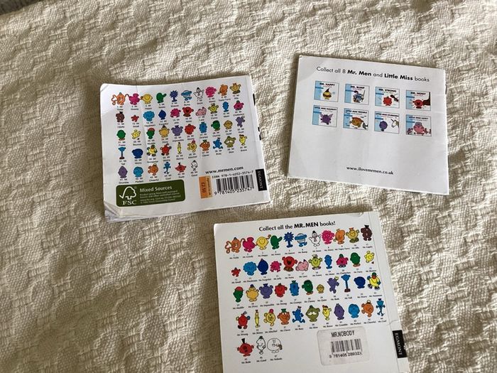 Mr men and little miss books