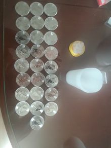 Canada maple leaf 1oz silver 999 coins