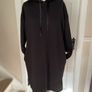 dress black hooded sweatshirt size small oversized fit up to size 14 Image 2