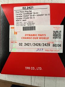 Yz426 rings set
