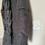 Grey long padded coat Image 4