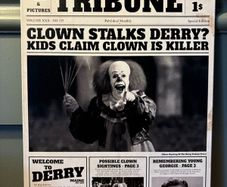 Pennywise Tin Metal Sign