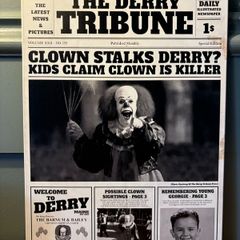 Pennywise Tin Metal Sign