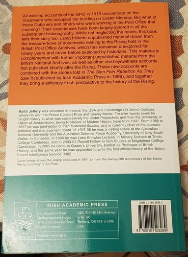 The GPO and The Easter Rising by Keith Jerrery