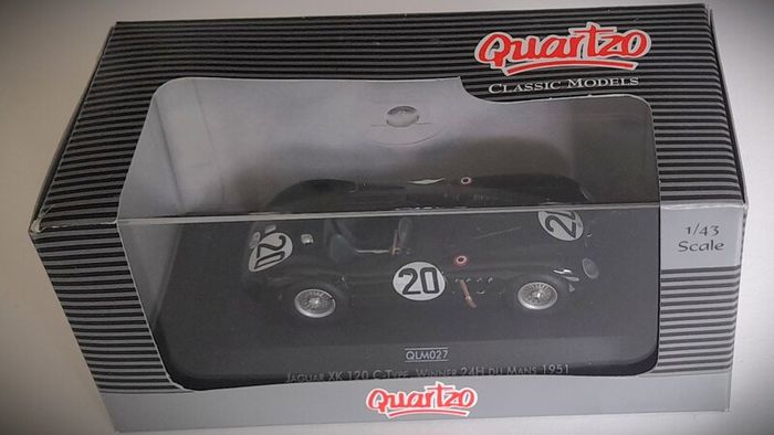 Diecast Model Le Mans Winning Jaguar C Type XK120 1951 1st - Quartzo 1:43