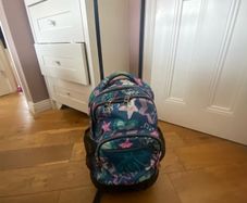 Girls wheelie bag