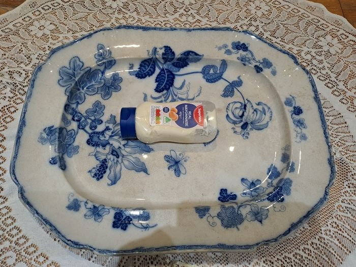 1870s Extra Large Victorian serving platter