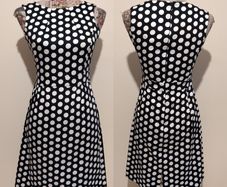 Black And White Polka Dot Dress